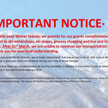 Snow Horizon Apartman Hakuba Kültér fotó